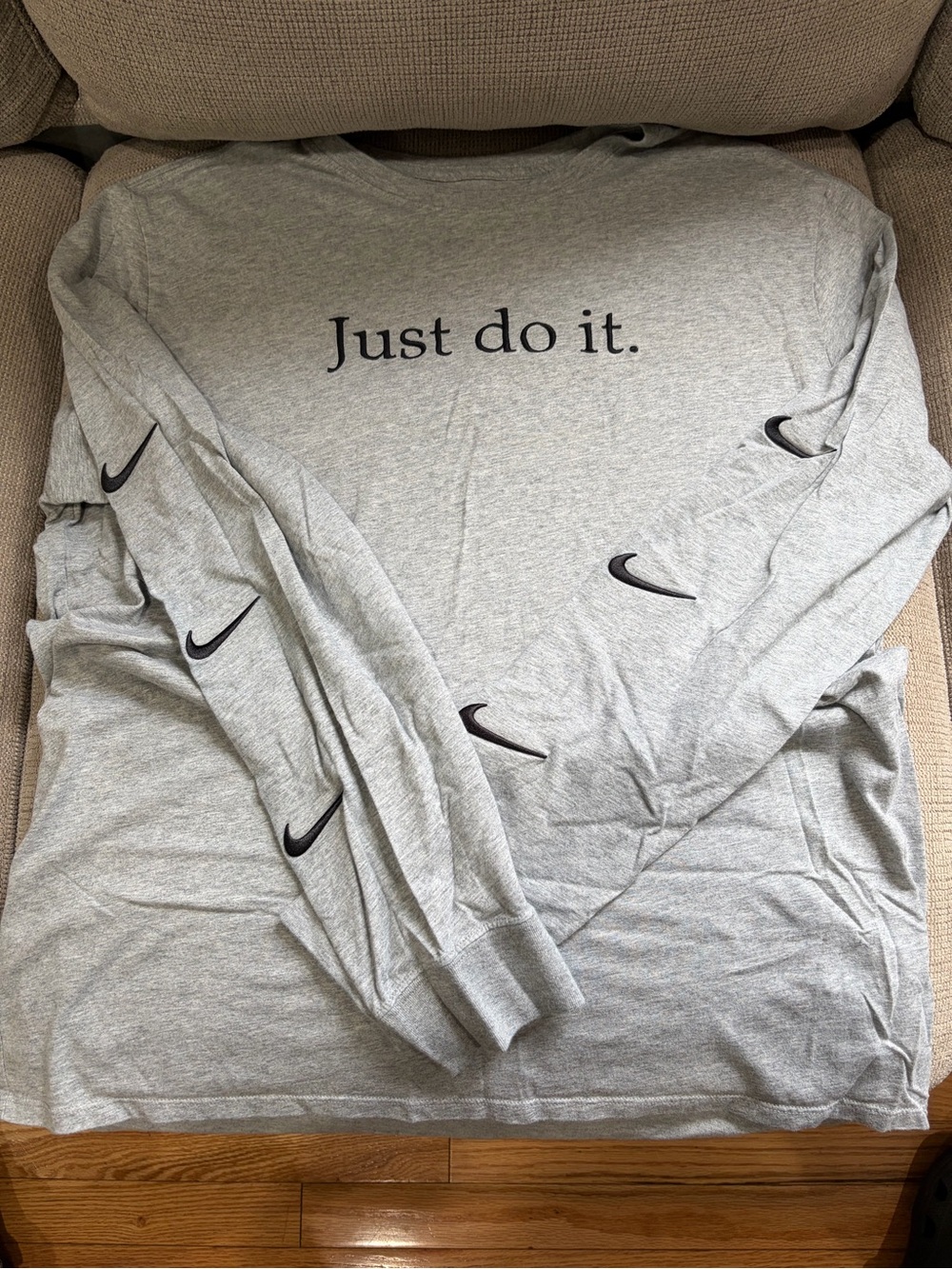 MENS NIKE JDI STACK SLEEVE LONG-SLEEVE SHIRT